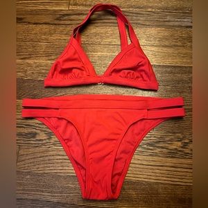 Red bikini